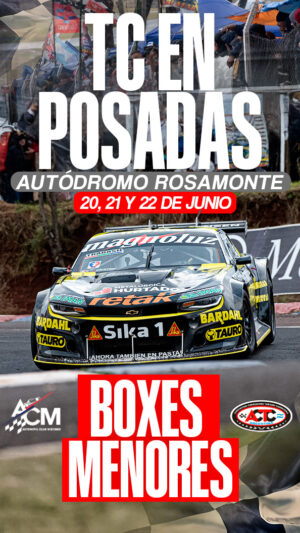 7ma FECHA DEL TURISMO CARRETERA 2025 - Entrada Boxes Menores